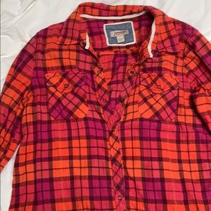Arizona Jeans Flannel Shirt Large